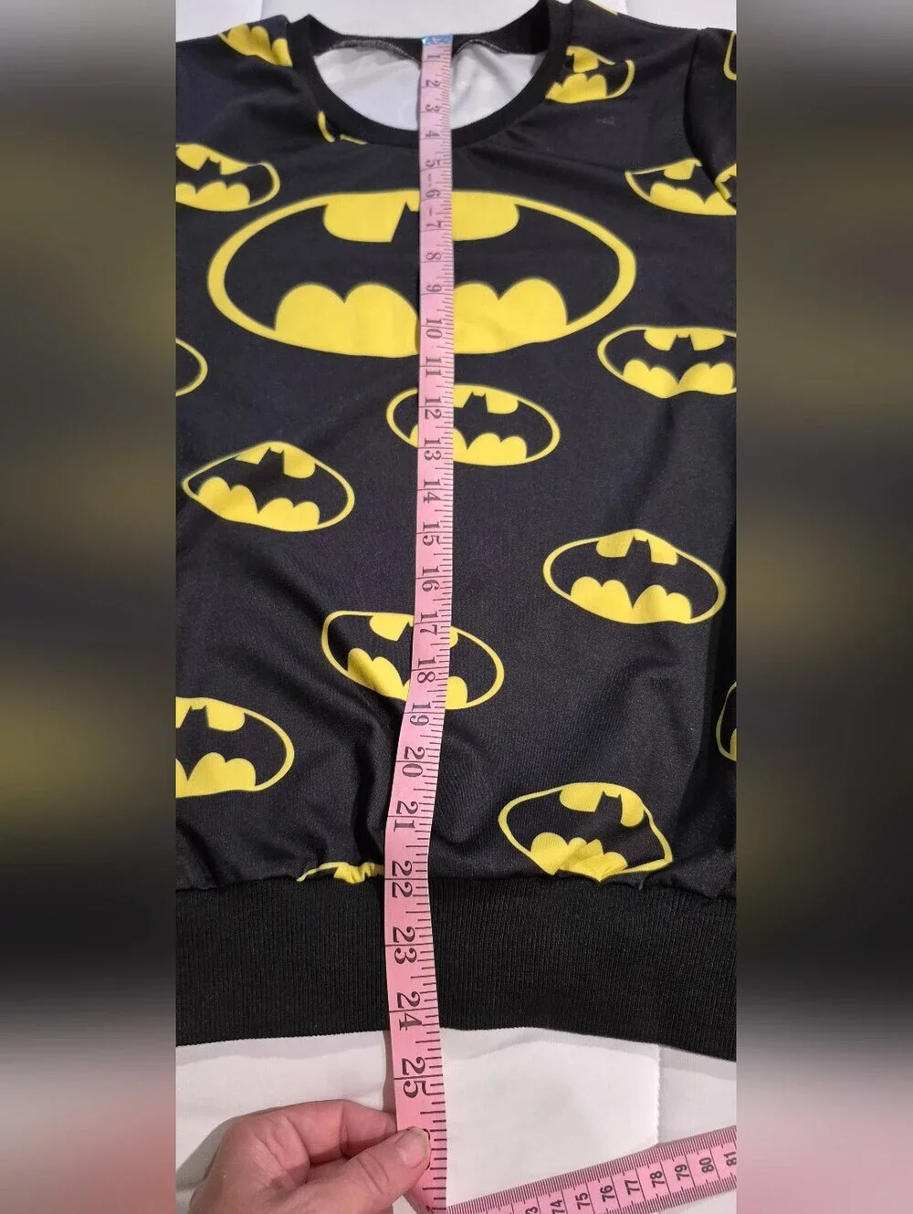 Batman  Black & Yellow Logo Costume Top